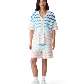 Chemise au crochet Gradient Wave