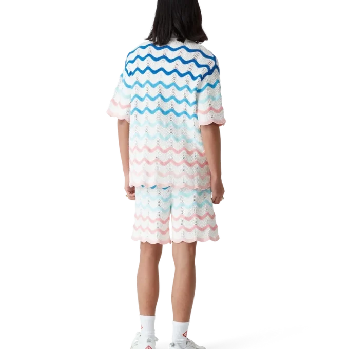 Chemise au crochet Gradient Wave