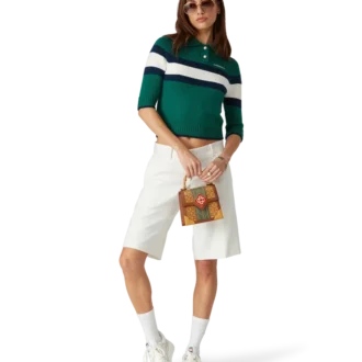 Chemise à blocs de couleur