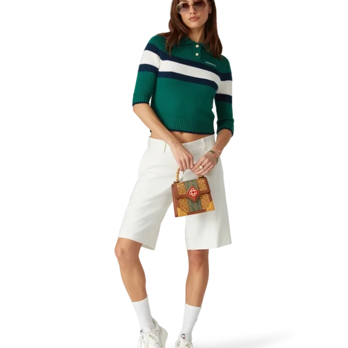 Chemise à blocs de couleur