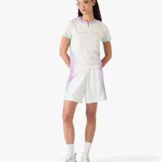 Chemise de football en maille à manches courtes avec dégradé de verre