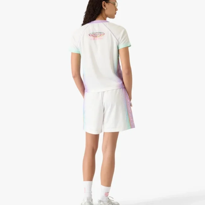 Chemise de football en maille à manches courtes avec dégradé de verre