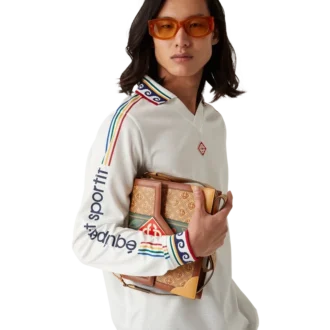 Chemise de football à manches longues Jacquard Monogram