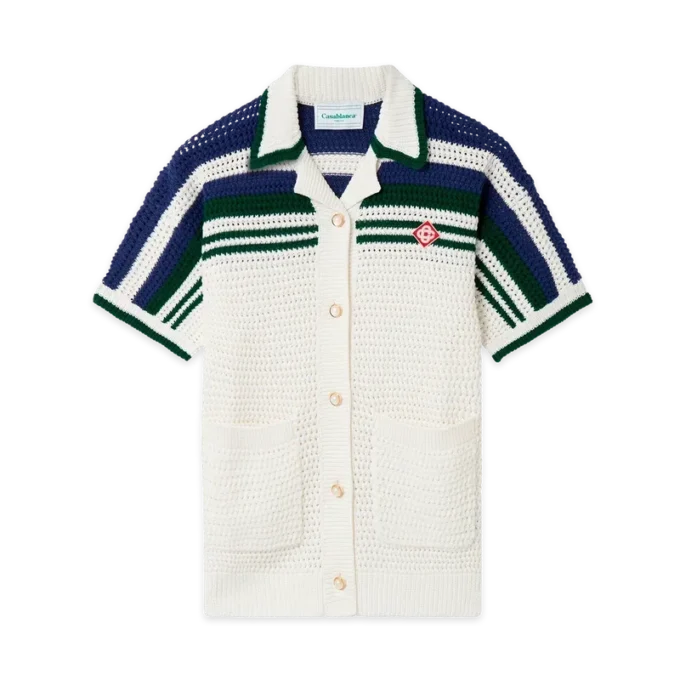 Chemise de tennis en crochet