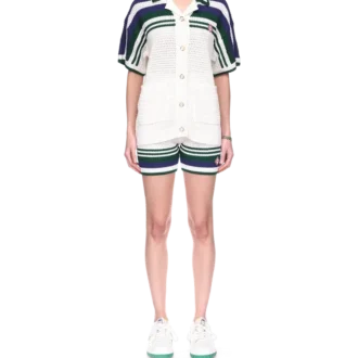 Chemise de tennis en crochet