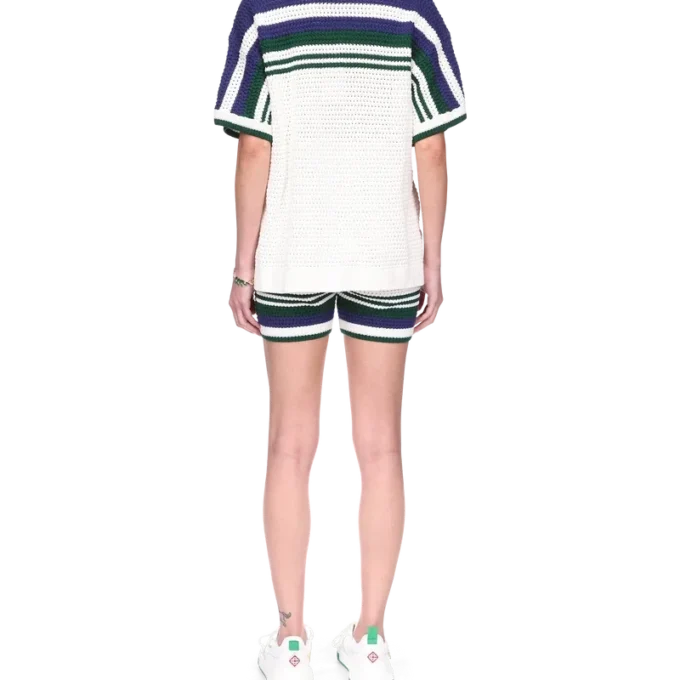 Chemise de tennis en crochet