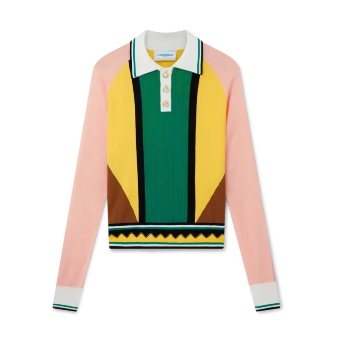 Chemise à empiècements graphiques