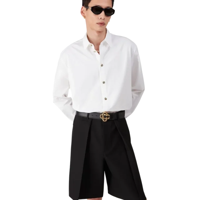 Chemise en coton blanc Chemise en coton blanc