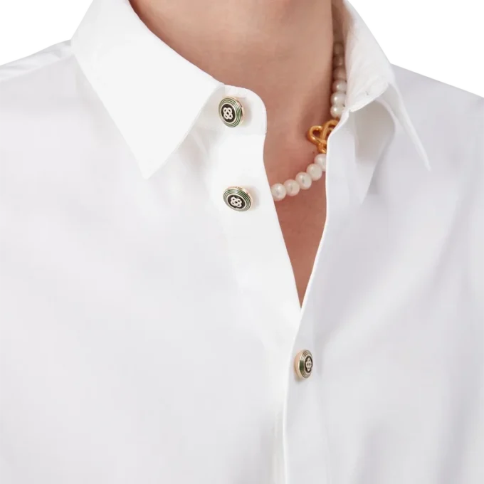 Chemise en coton blanc Chemise en coton blanc
