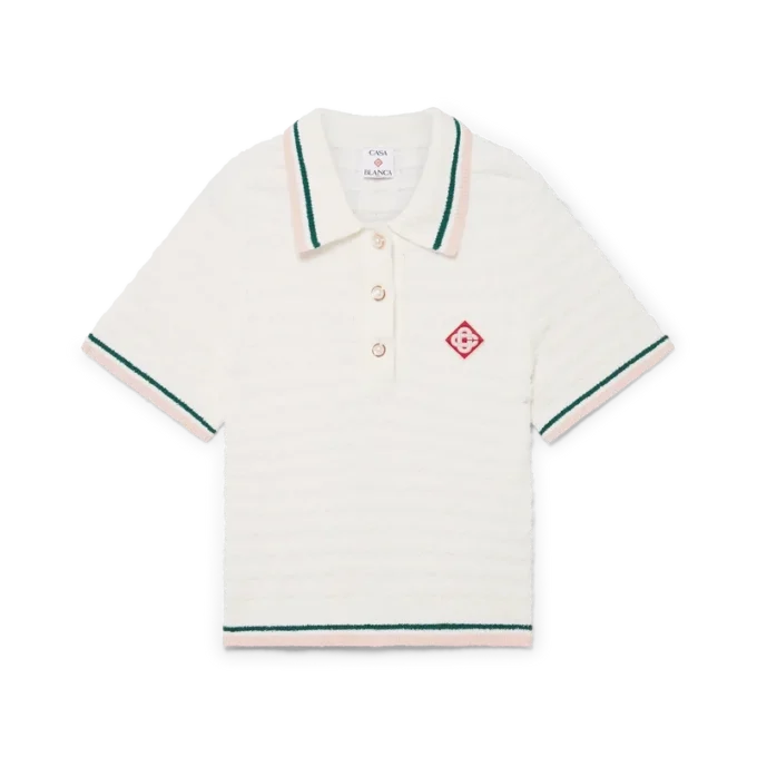 Chemise en coton bouclé