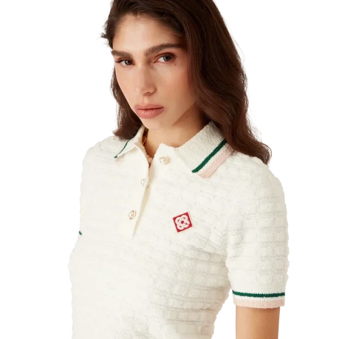 Chemise en coton bouclé