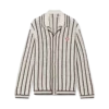 Chemise en coton crocheté à rayures Chemise en coton crocheté à rayures