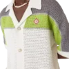 Chemise en crochet à rayures Chemise en crochet à rayures