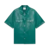 Chemise en cuir à manches courtes Chemise en cuir à manches courtes