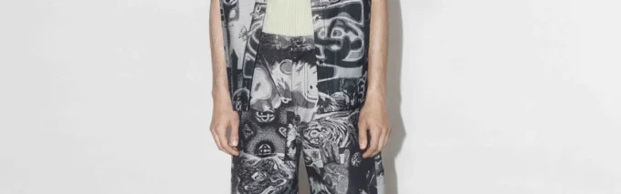 Jean droit Rave Collage Jean droit Rave Collage