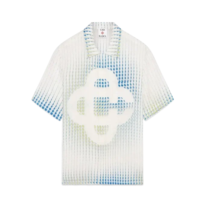 Chemise en lin à manches courtes Dots Chemise en lin à manches courtes Dots