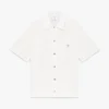 Chemise en maille à manches courtes blanche Chemise en maille à manches courtes blanche