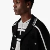 Chemise en maille à manches courtes noire en shorts Chemise en maille à manches courtes noire en shorts