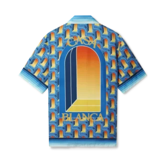 Chemise en soie à col cubain L&rsquo;arche De Nuit