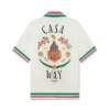 Chemise en soie à col tricoté Casa Way Chemise en soie à col tricoté Casa Way