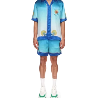 Chemise en soie Coquillage Colora