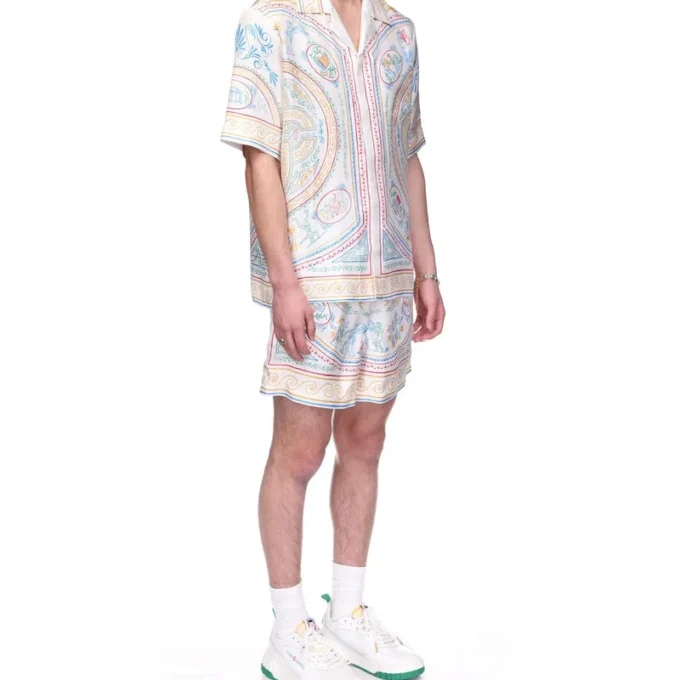 Chemise en soie Crayon Vase Chemise en soie Crayon Vase