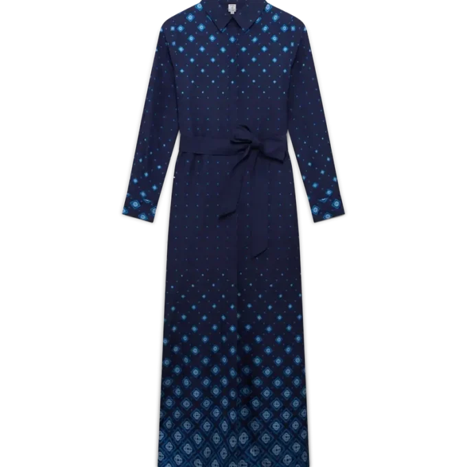 Chemise en soie dégradée Chemise en soie dégradée