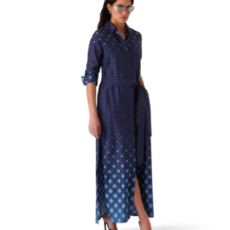 Chemise en soie dégradée