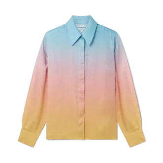Chemise en soie dégradée Ping Pong