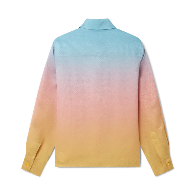 Chemise en soie dégradée Ping Pong
