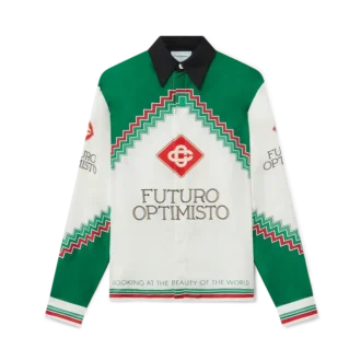 Chemise en soie Futuro Optimisto