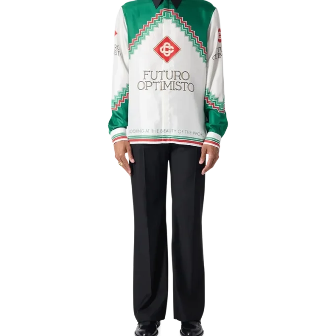 Chemise en soie Futuro Optimisto Chemise en soie Futuro Optimisto