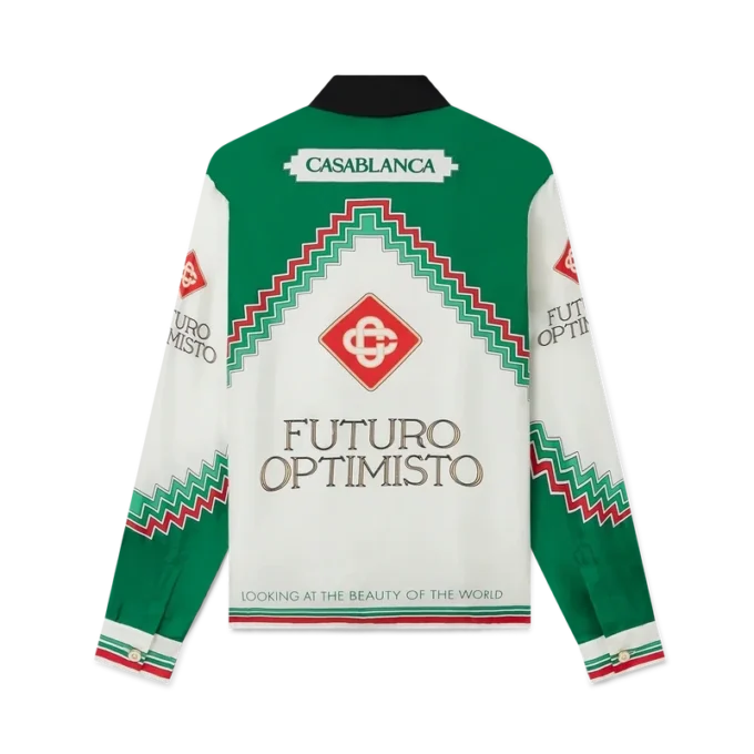 Chemise en soie Futuro Optimisto Chemise en soie Futuro Optimisto