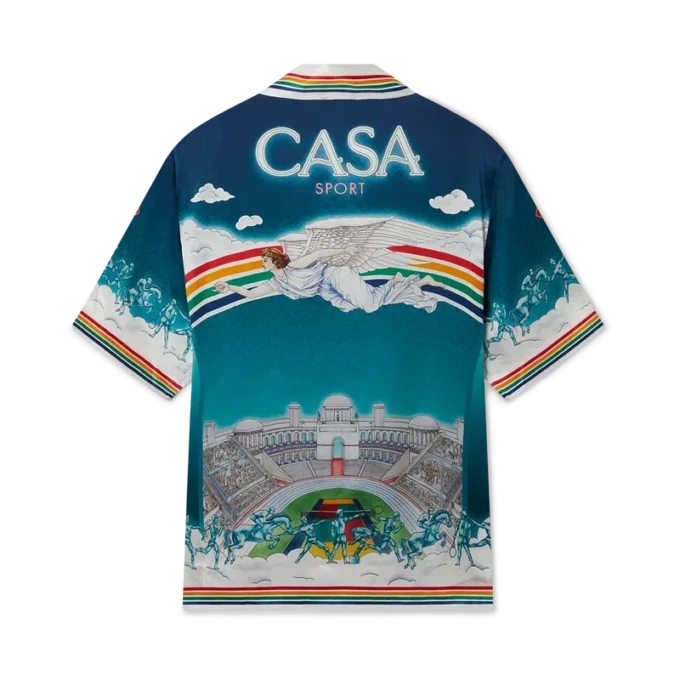 Chemise en soie La Daesse Du Stade