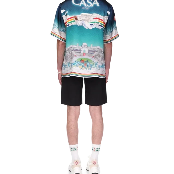 Chemise en soie La Daesse Du Stade