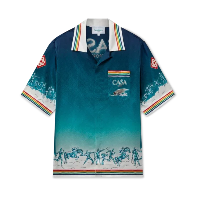 Chemise en soie La Daesse Du Stade