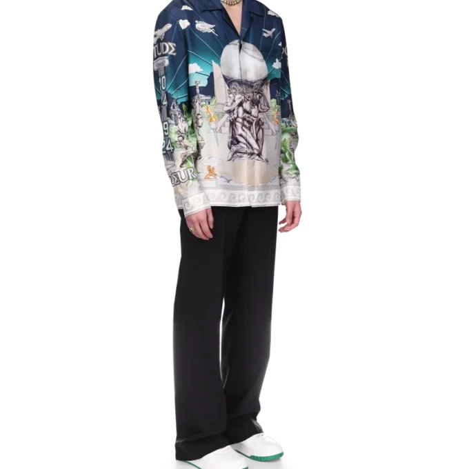 Chemise en soie Le Temple Du Sport Chemise en soie Le Temple Du Sport