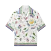 Chemise en soie à manches courtes Le Vase Brise