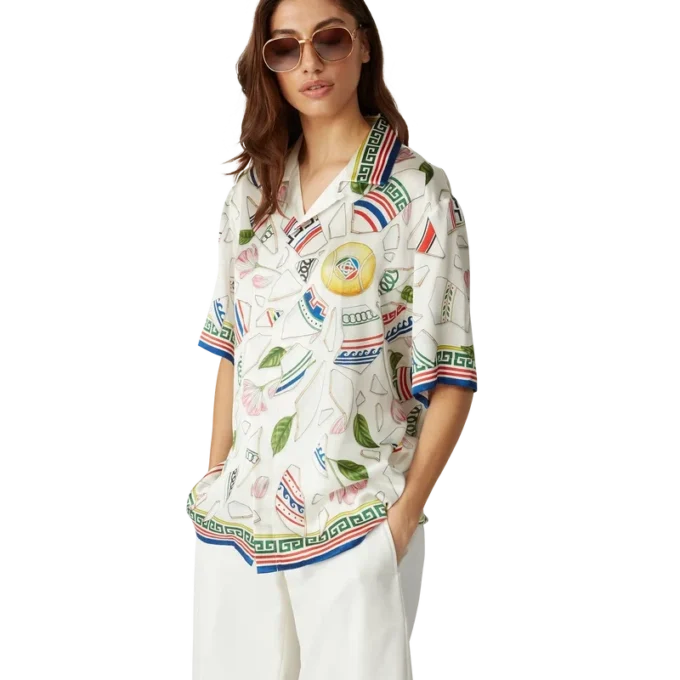 Chemise en soie Le Vase Brise Chemise en soie Le Vase Brise