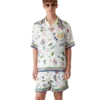 Chemise en soie à manches courtes Le Vase Brise