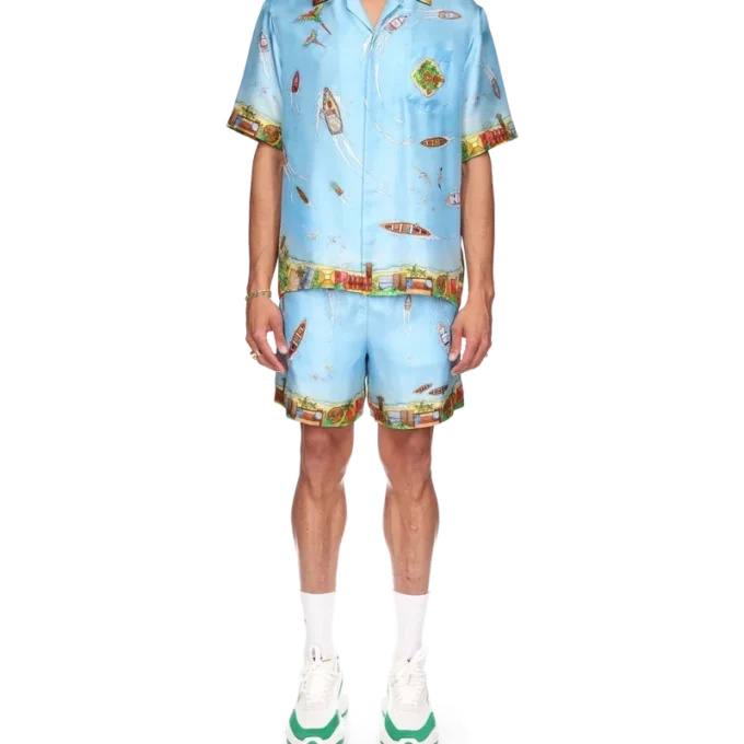 Chemise en soie Maison Sur Piloti Chemise en soie Maison Sur Piloti