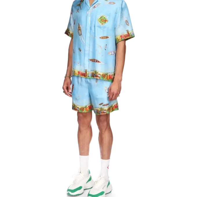 Chemise en soie Maison Sur Piloti Chemise en soie Maison Sur Piloti