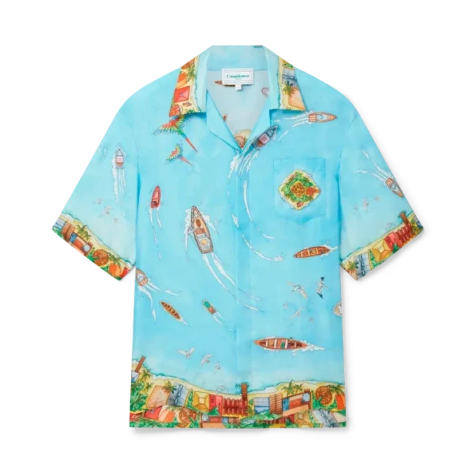 Chemise en soie Maison Sur Piloti Chemise en soie Maison Sur Piloti