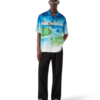 Chemise en soie à manches courtes Beyond Destiny
