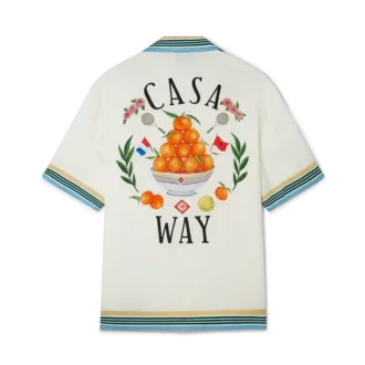Chemise en soie à manches courtes Casa Way