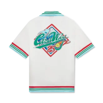 Chemise en soie à manches courtes Casa Way World Series