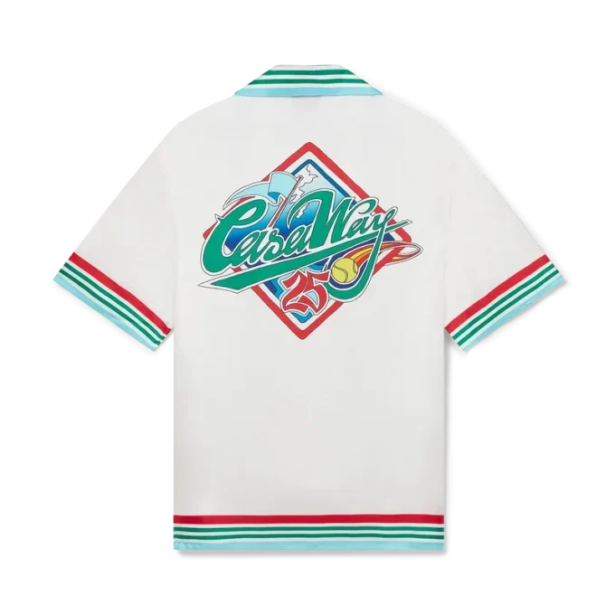 Chemise en soie à manches courtes Casa Way World Series Chemise en soie à manches courtes Casa Way World Series