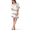 Chemise en soie à manches courtes Casa Way World Series Chemise en soie à manches courtes Casa Way World Series