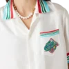 Chemise en soie à manches courtes Casa Way World Series Chemise en soie à manches courtes Casa Way World Series