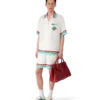 Chemise en soie à manches courtes Casa Way World Series Chemise en soie à manches courtes Casa Way World Series